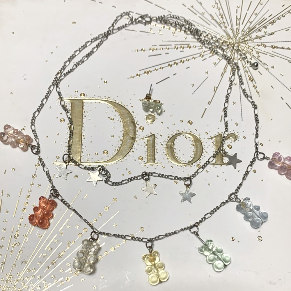 💎CADENA DE FANTASÍA 💎DE  OSITOS DE COLORES💎PARA NIÑAS 💎#OB4